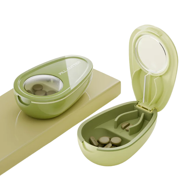 Cortador e Organizador de Comprimidos Portátil