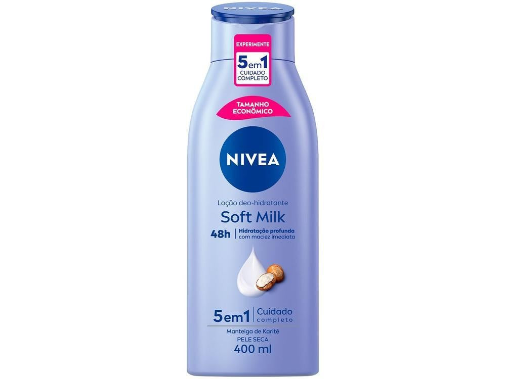 Loção Hidratante Nivea Soft Milk 5 em 1